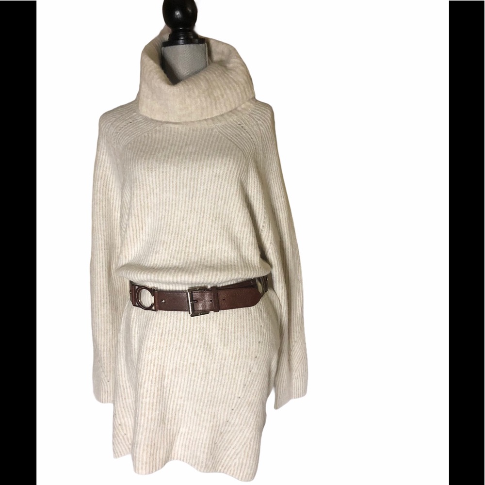 Topshop oversized Cowl-neck Sweater Dress - Picture 3 of 10